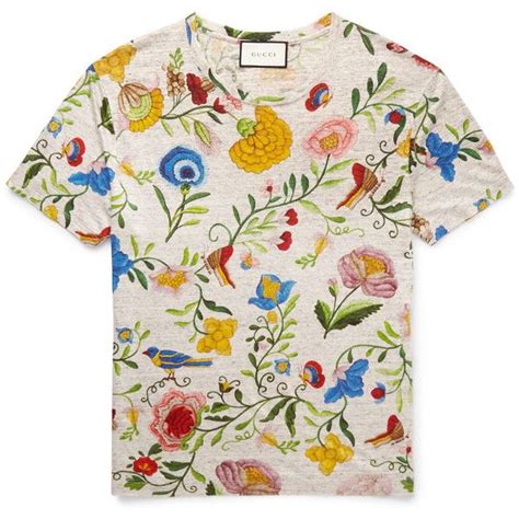 gucci floral tshirt